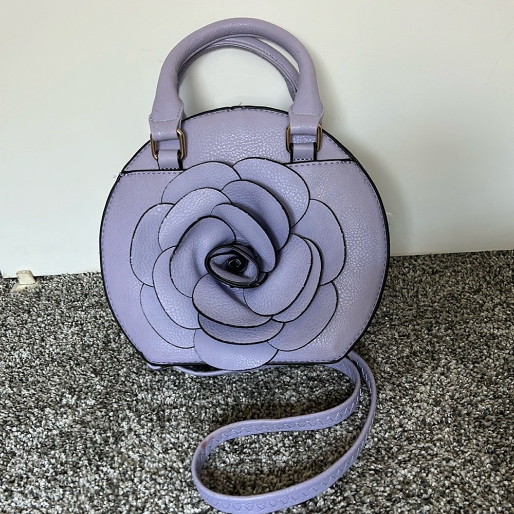 Lavender Flower Crossbody/Handbag
